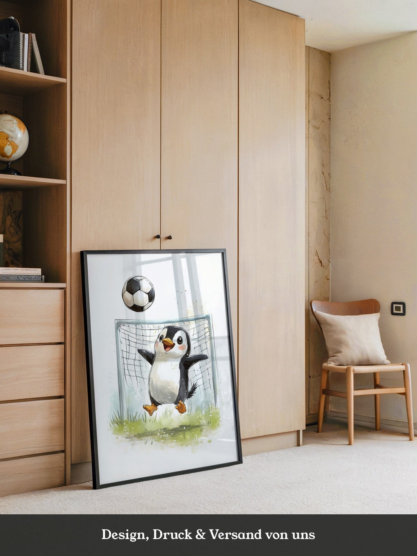 Pinguin Fußball Freude