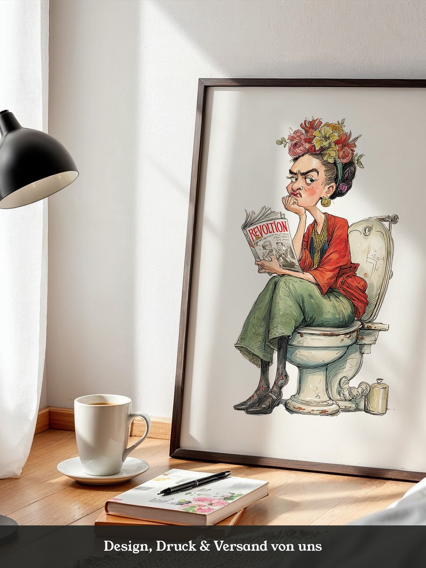 Revolution Magazin Karikatur Blumen