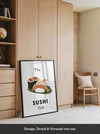 Sushi Komposition Retro Look
