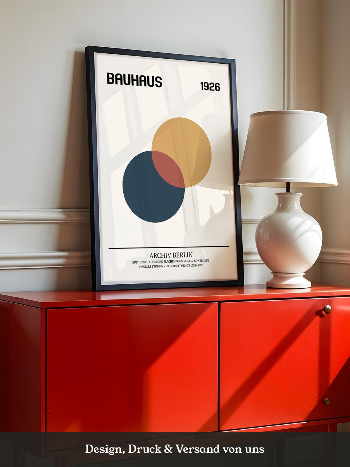 Bauhaus Kreise Geometrisch Retro