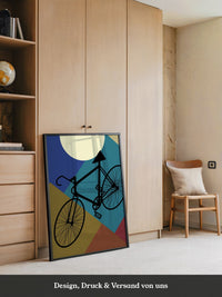 Fahrrad geometrisch bunt