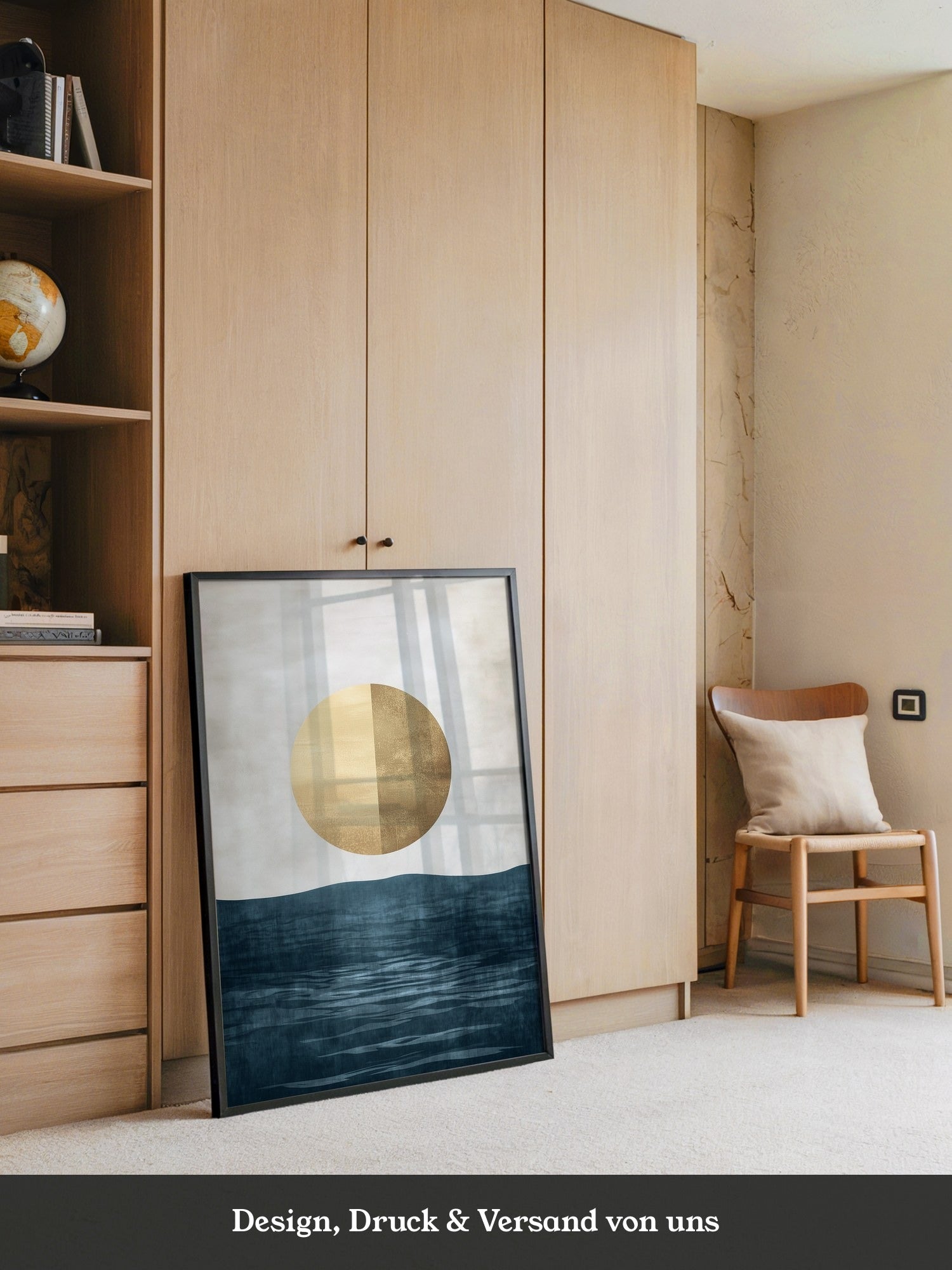 Goldene Sonne abstrakt Meer