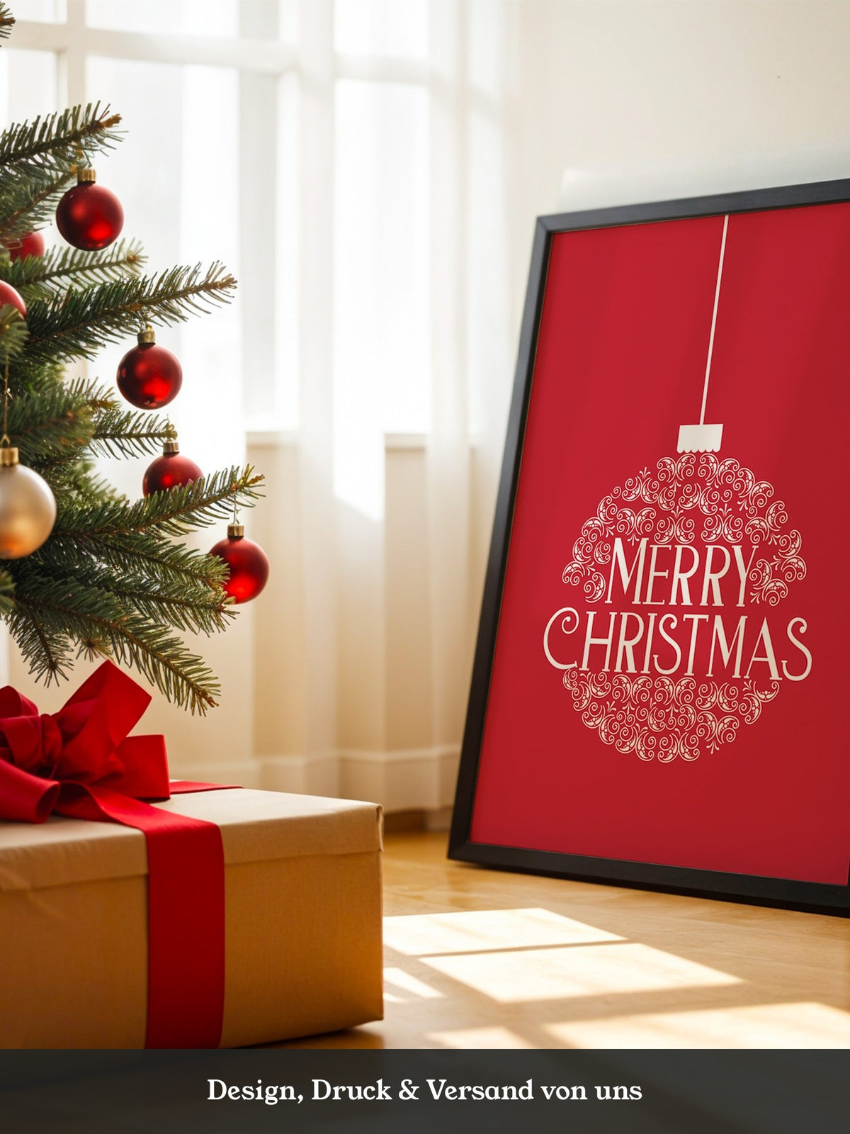 Weihnachtskugel Rot Ornamente