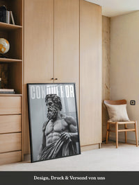 Statue Muskel Marmor Grau