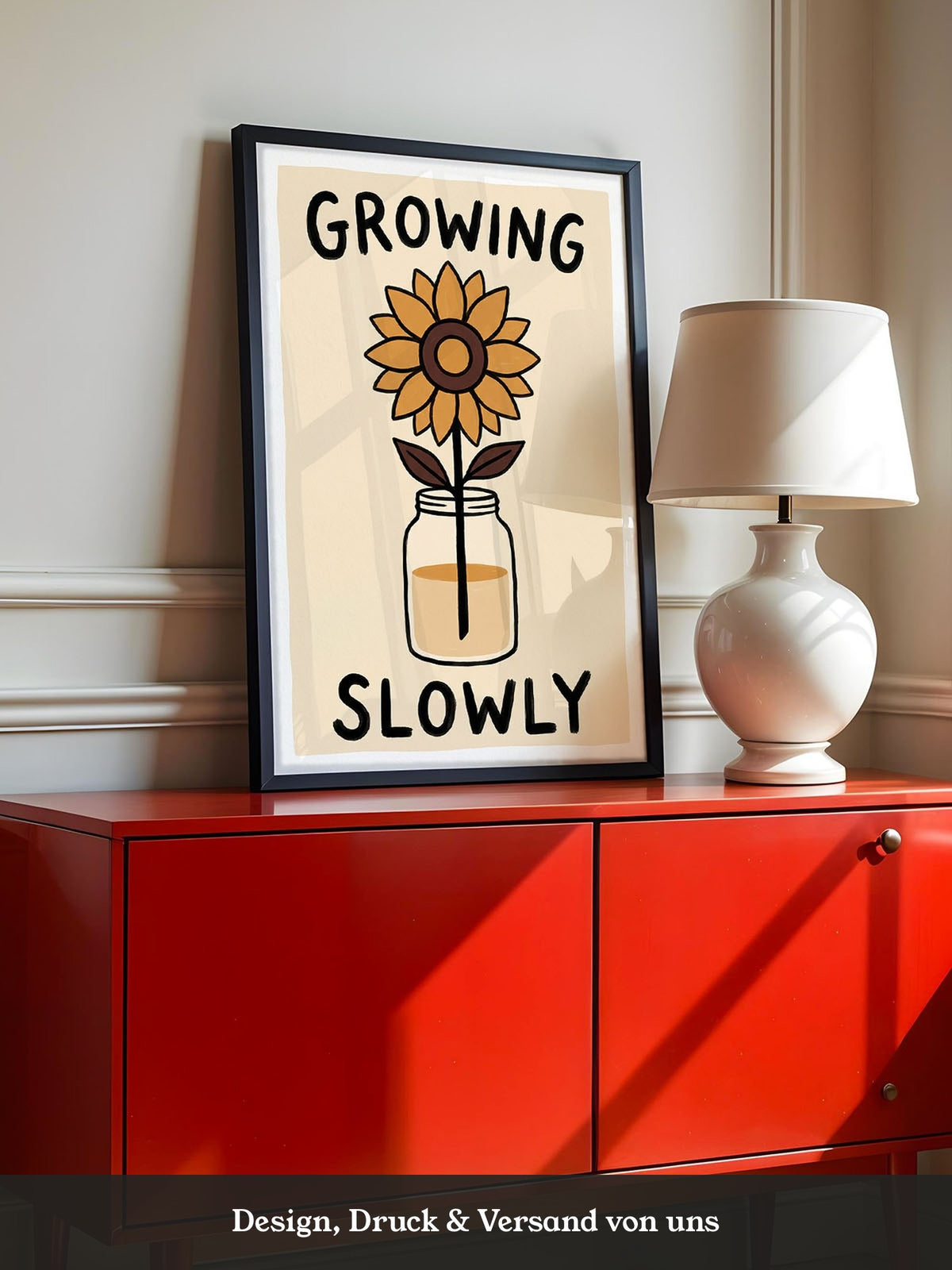 Sonnenblume Wachstum Minimalistisch