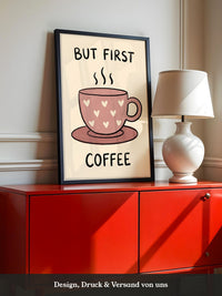Kaffeetasse Herzen Spruch