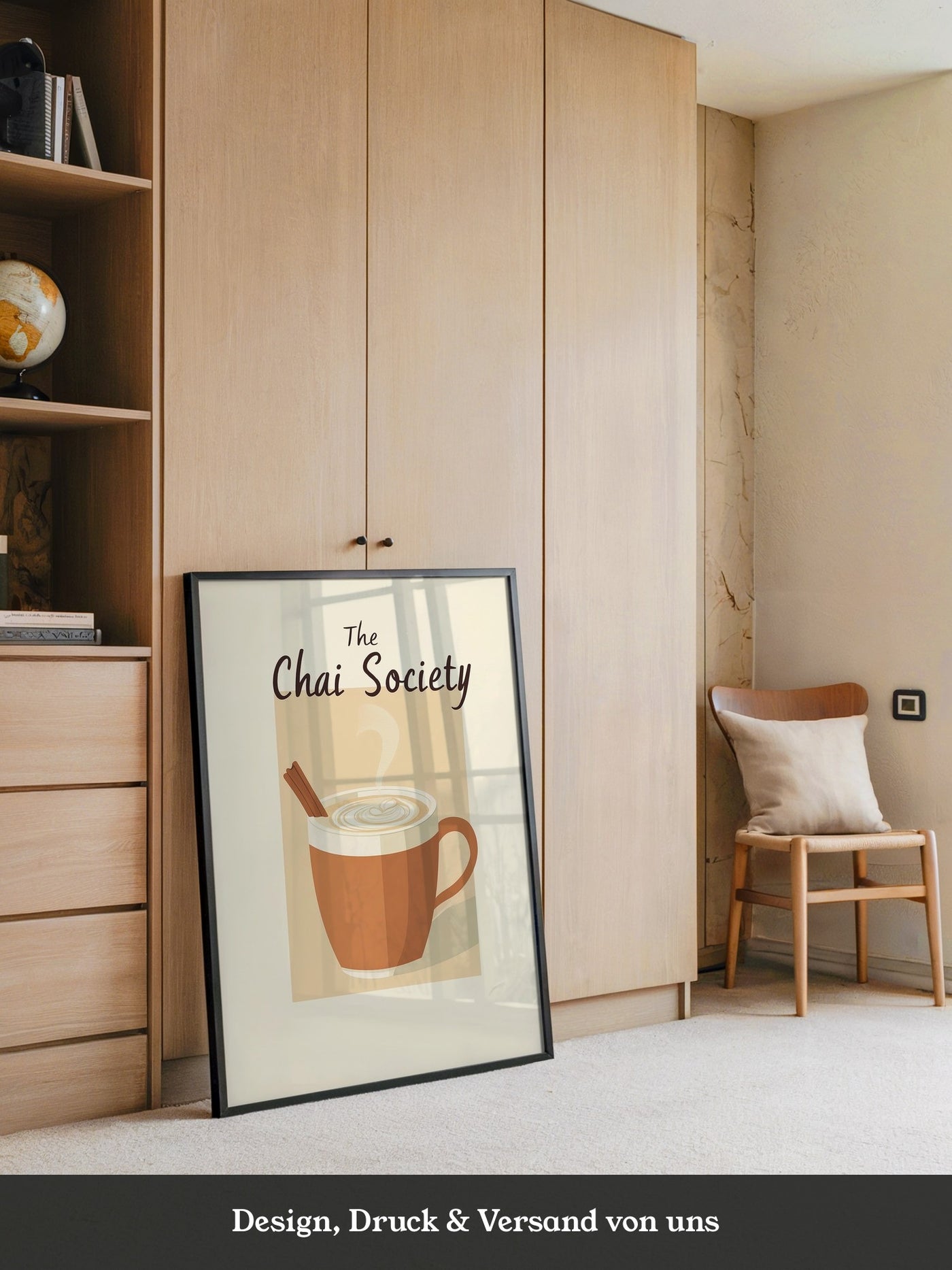 Chai Tasse stilisiert
