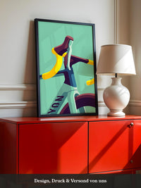 Fahrradlenker Gelb Illustration