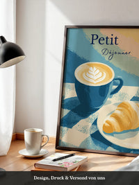 Cappuccino Croissant Pastelltöne