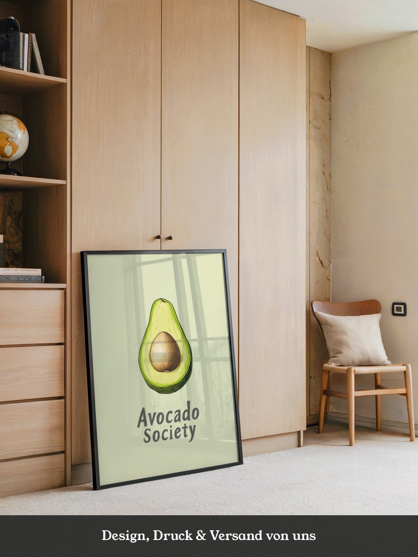 Avocado Vintage Illustration