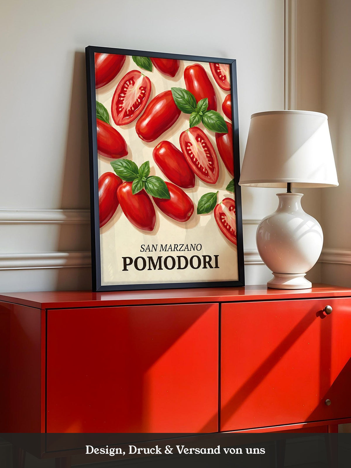San Marzano Tomaten Illustration