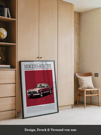 Mercedes 230 SL Illustration Retro