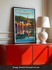 Heidelberg Brücke Spiegelung