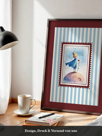 Kleiner Prinz Aquarell Traumwelt