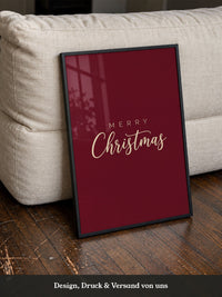 Weihnachten Gruß Rot