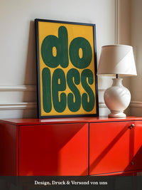 Retro Typografie Gelb Grün
