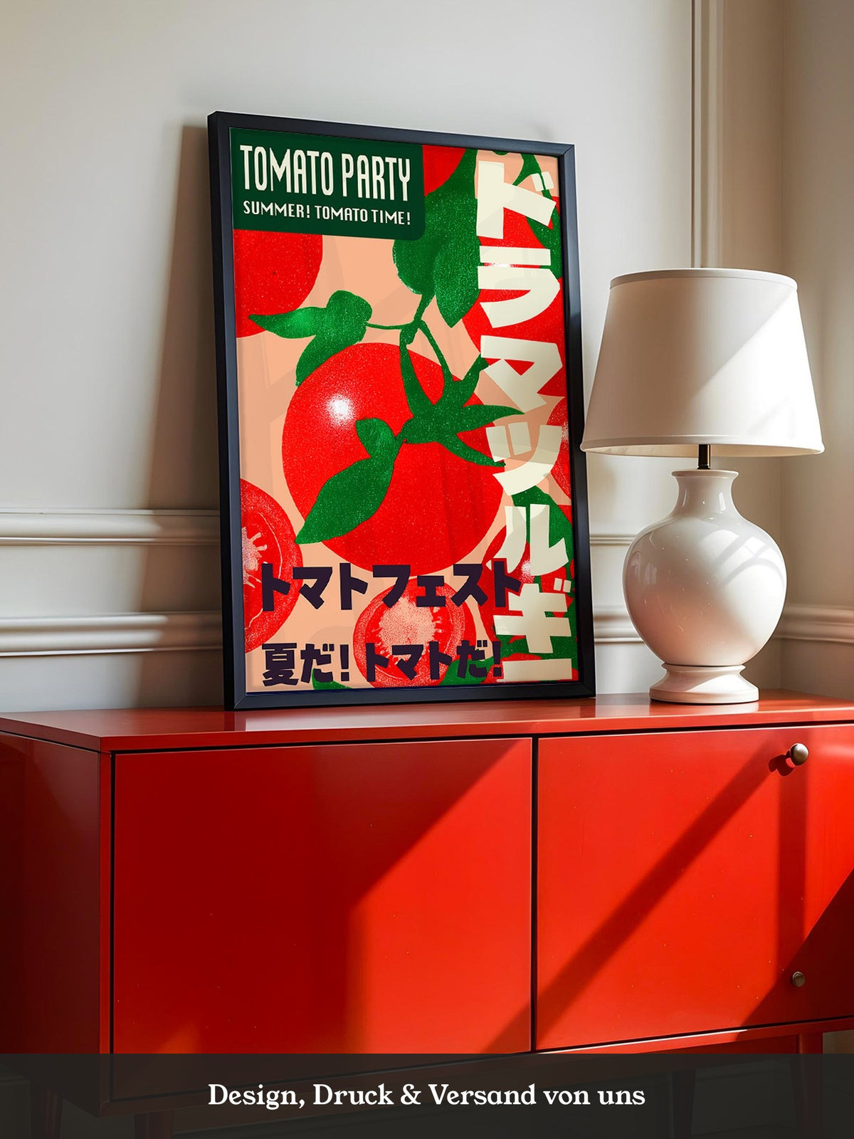 Tomaten Party Sommer Farben