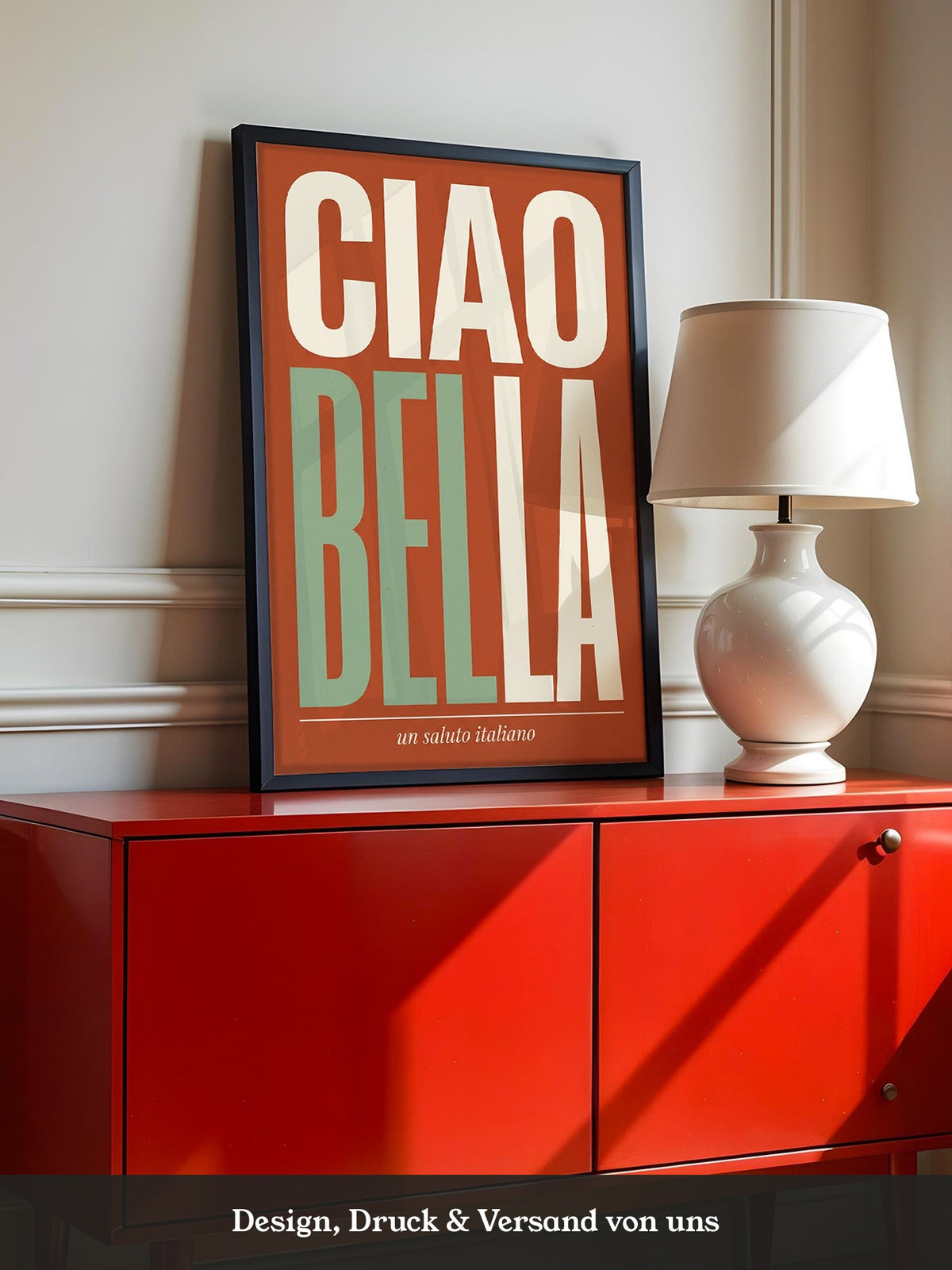Italienischer Gruß Retro-Chic
