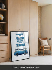 VW Bus Illustration Retro
