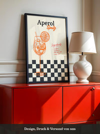 Aperol Spritz Retro Illustration