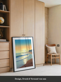Strand Sonnenuntergang Pastellfarben