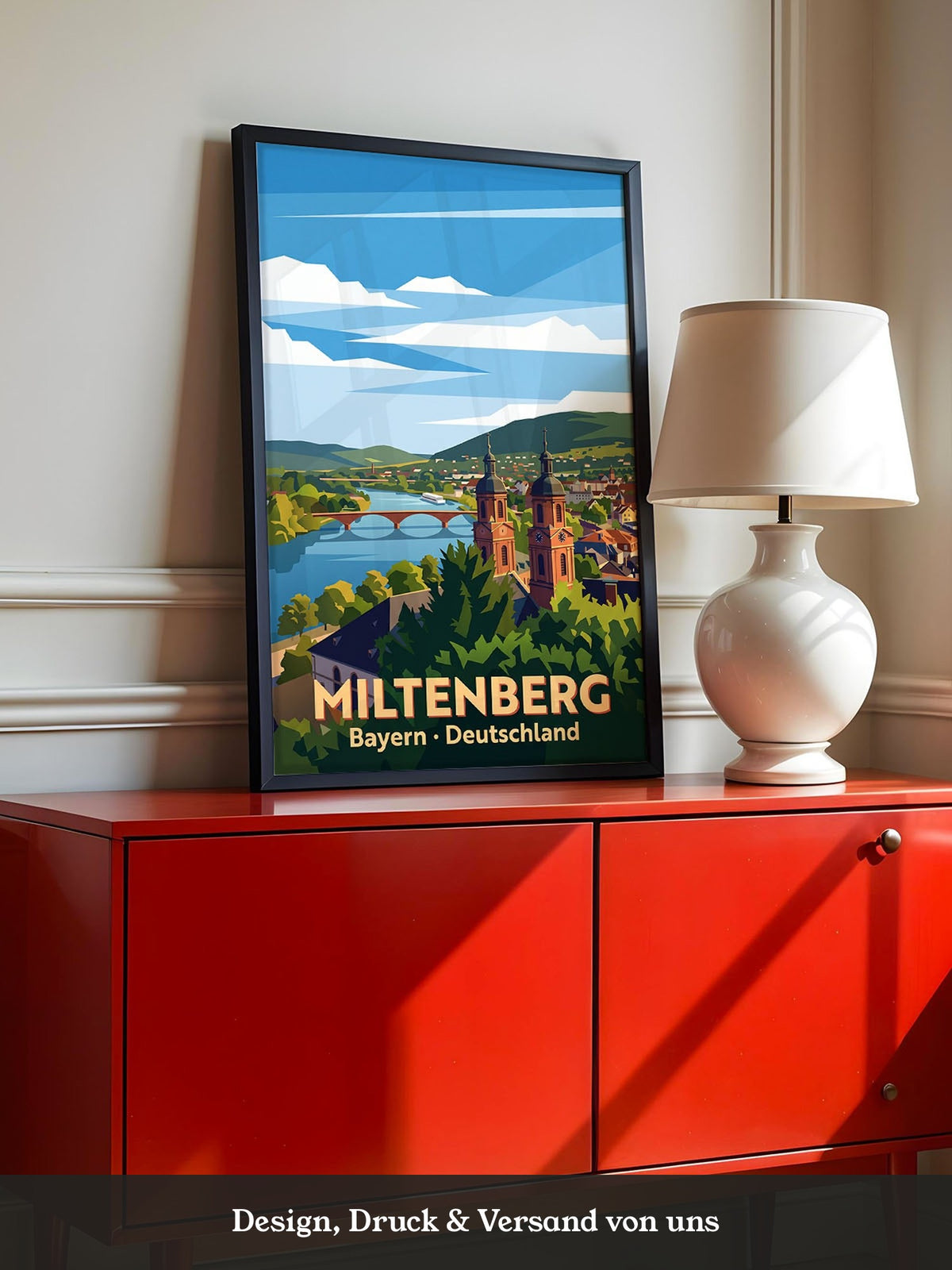 Miltenberg Kunstdruck Bayern