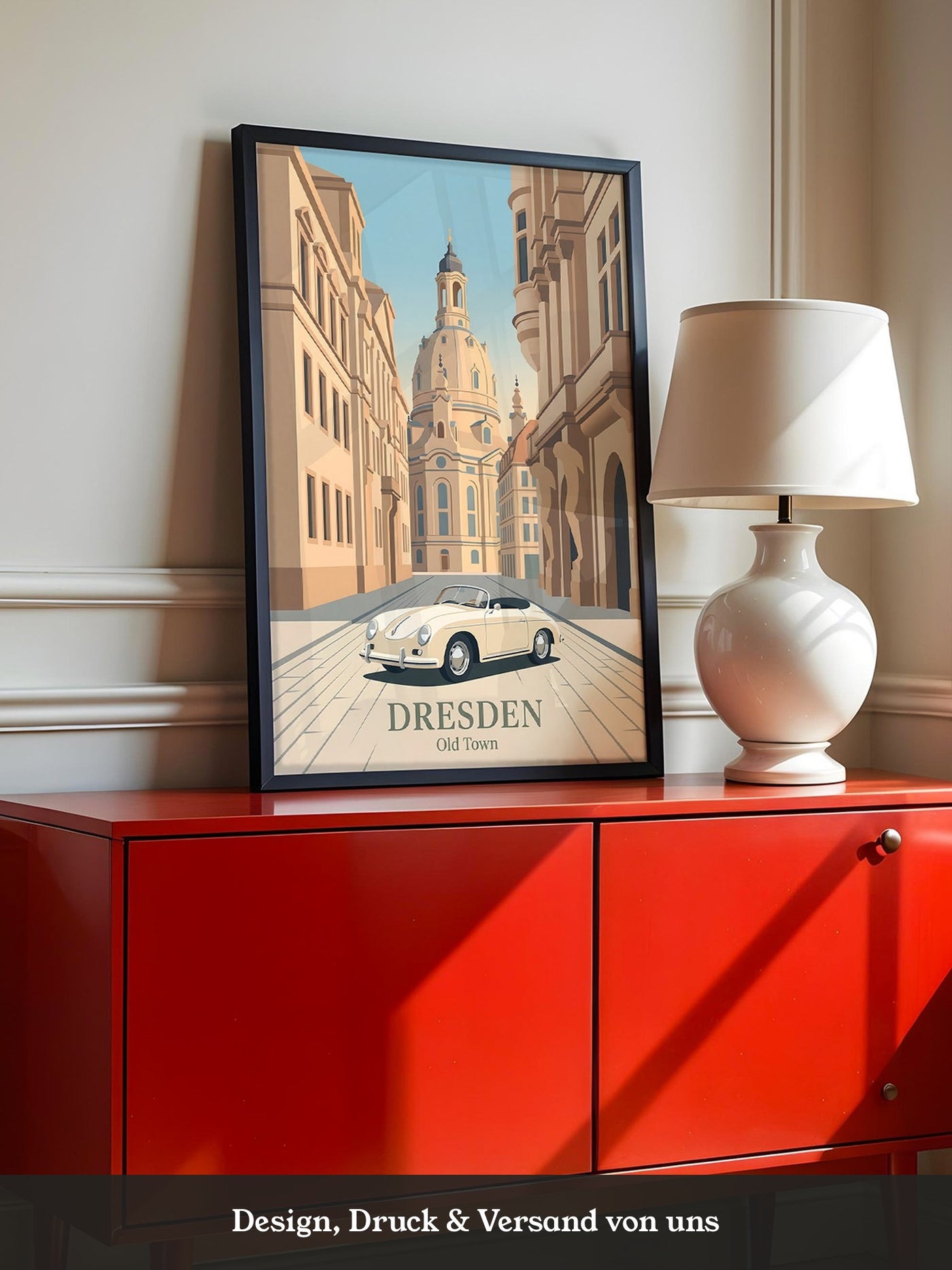 Dresden Altstadt Retroauto