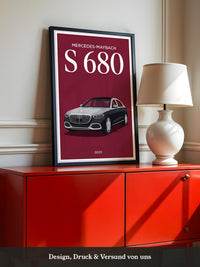Mercedes Luxusauto Illustration