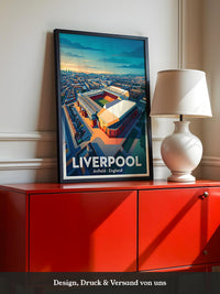 Anfield Stadium Sonnenuntergang