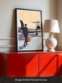 Business Jet Abflug