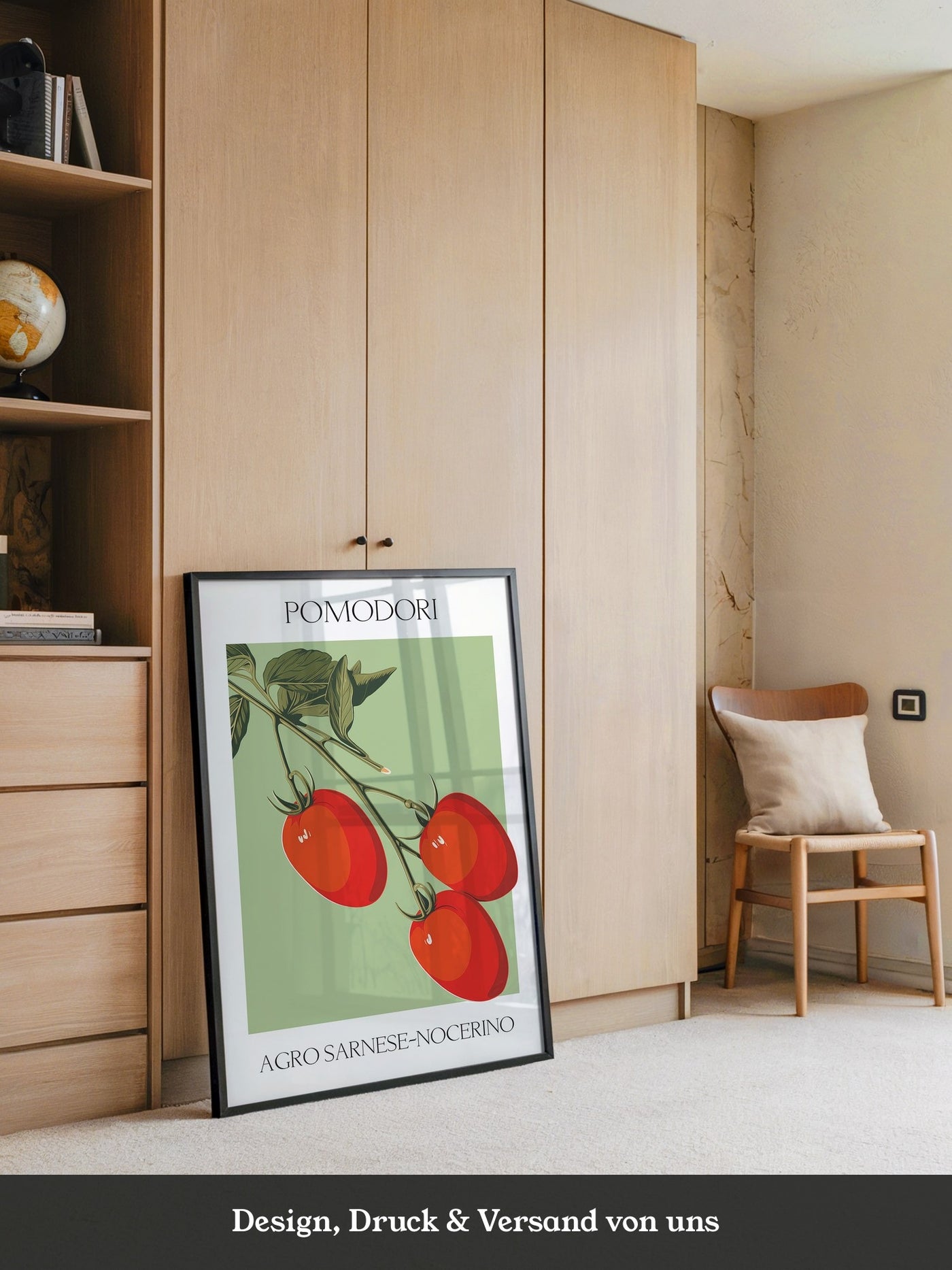 Tomaten Ranke Retro Grafik