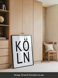 Köln Typografie modern