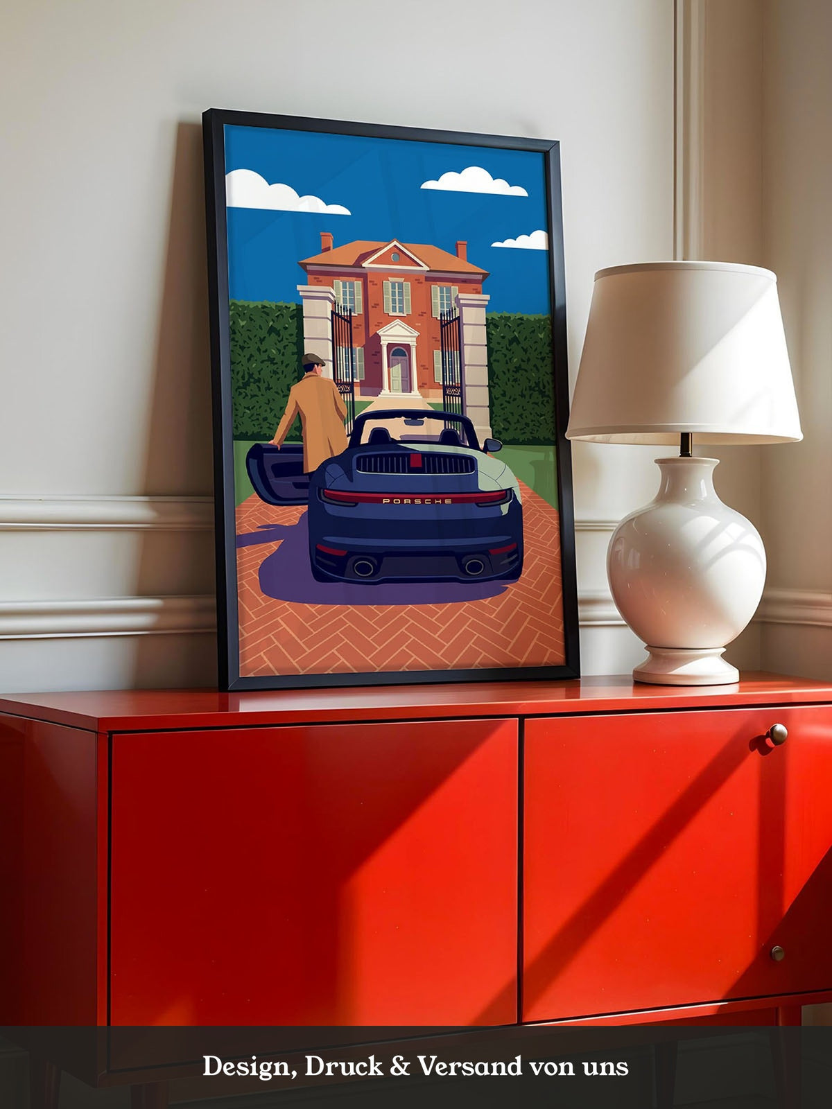 Sportwagen Luxus Villa Retro