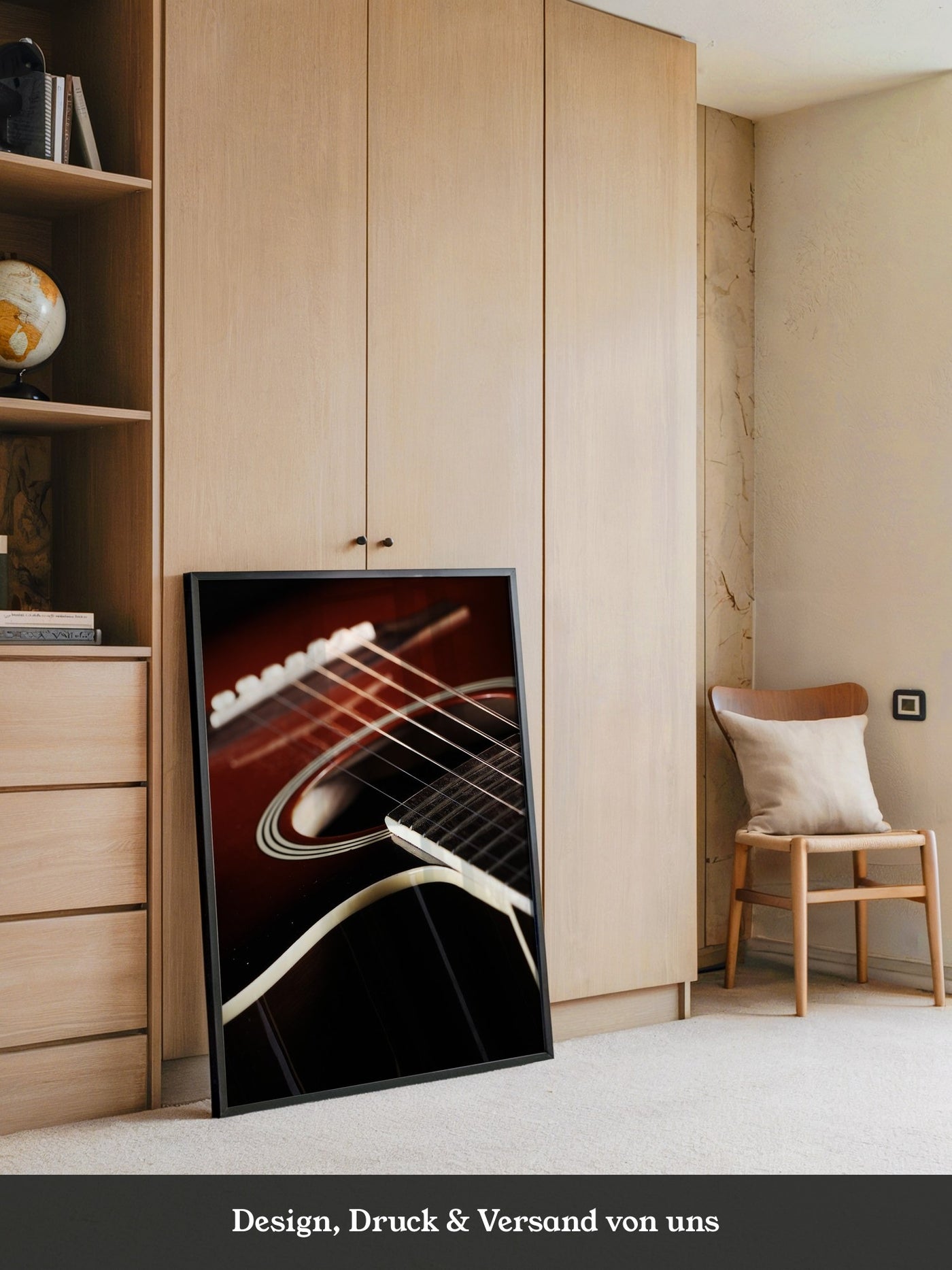 Gitarren Nahaufnahme Schattenlicht