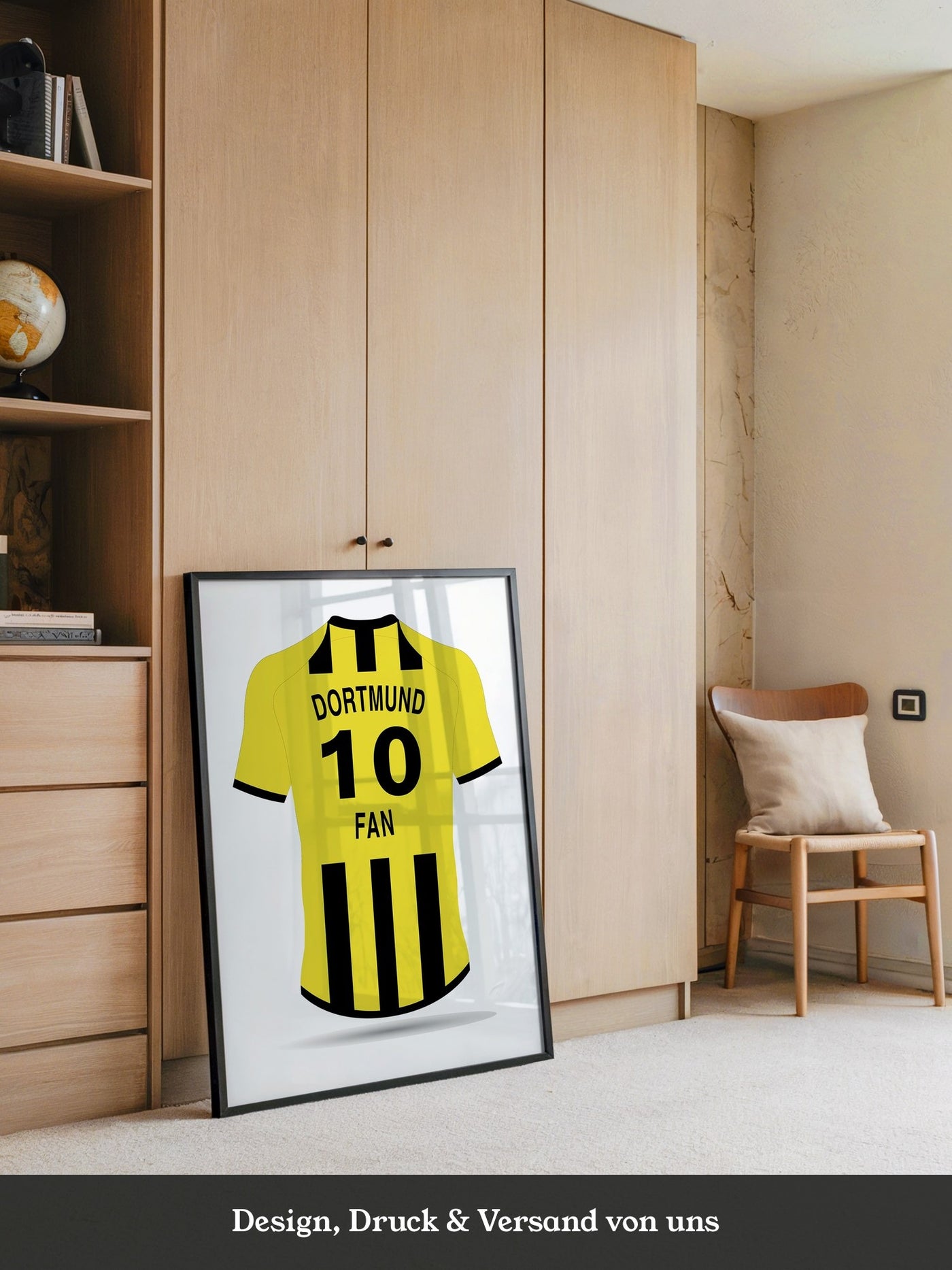 Dortmund Trikot gelb Rückansicht