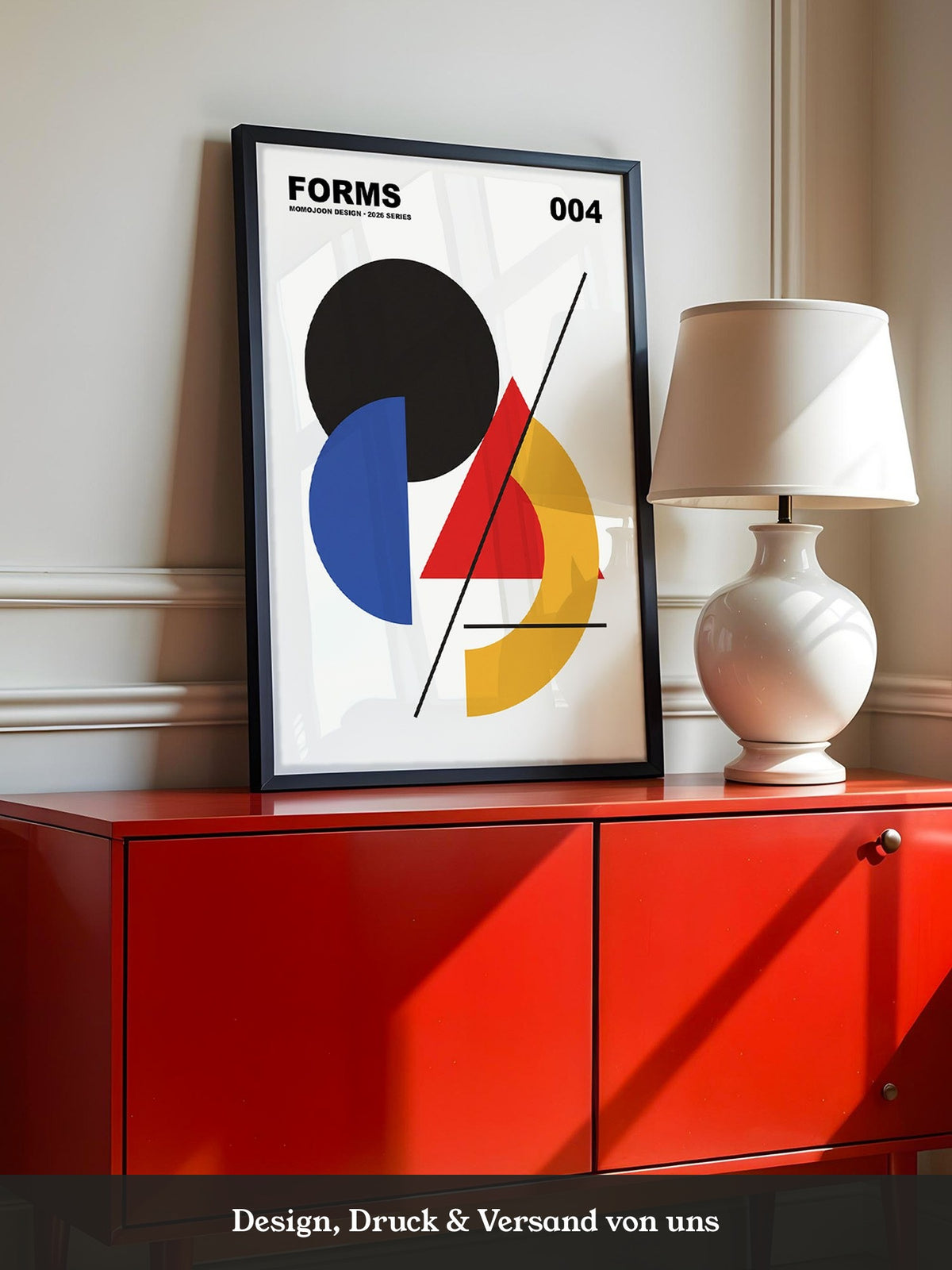 Abstrakte Formen bunte Geometrie