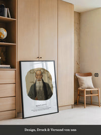 Konfuzius Traditionell Portrait