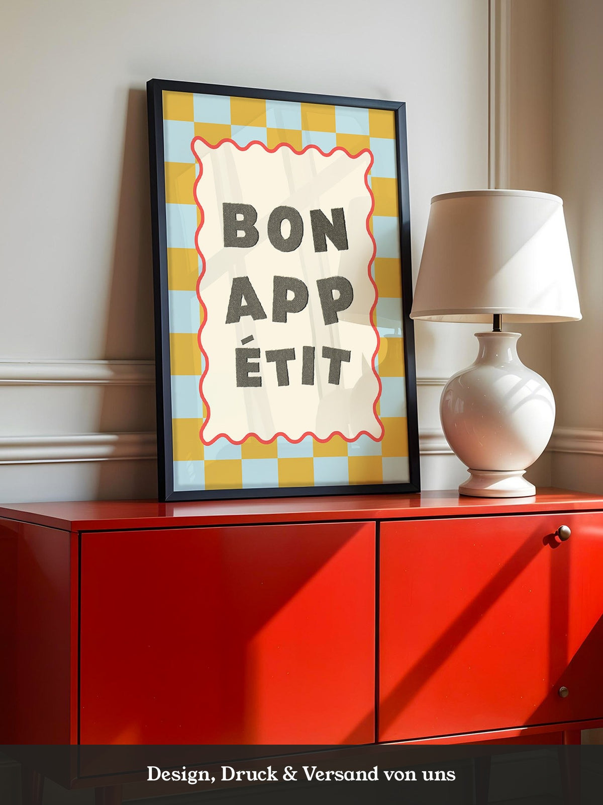 Bon Appetit Karomuster Retro