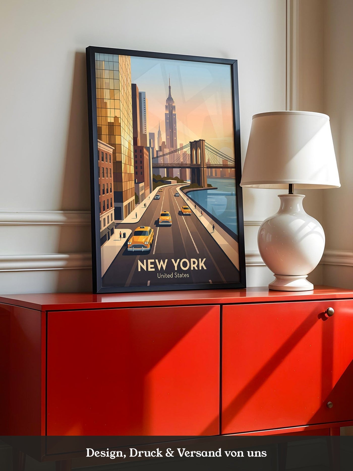 Brooklyn Bridge Retro-Stil