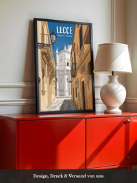 Lecce Barocco Gasse Illustration