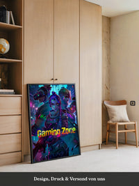 Gaming Charaktere Neonfarben