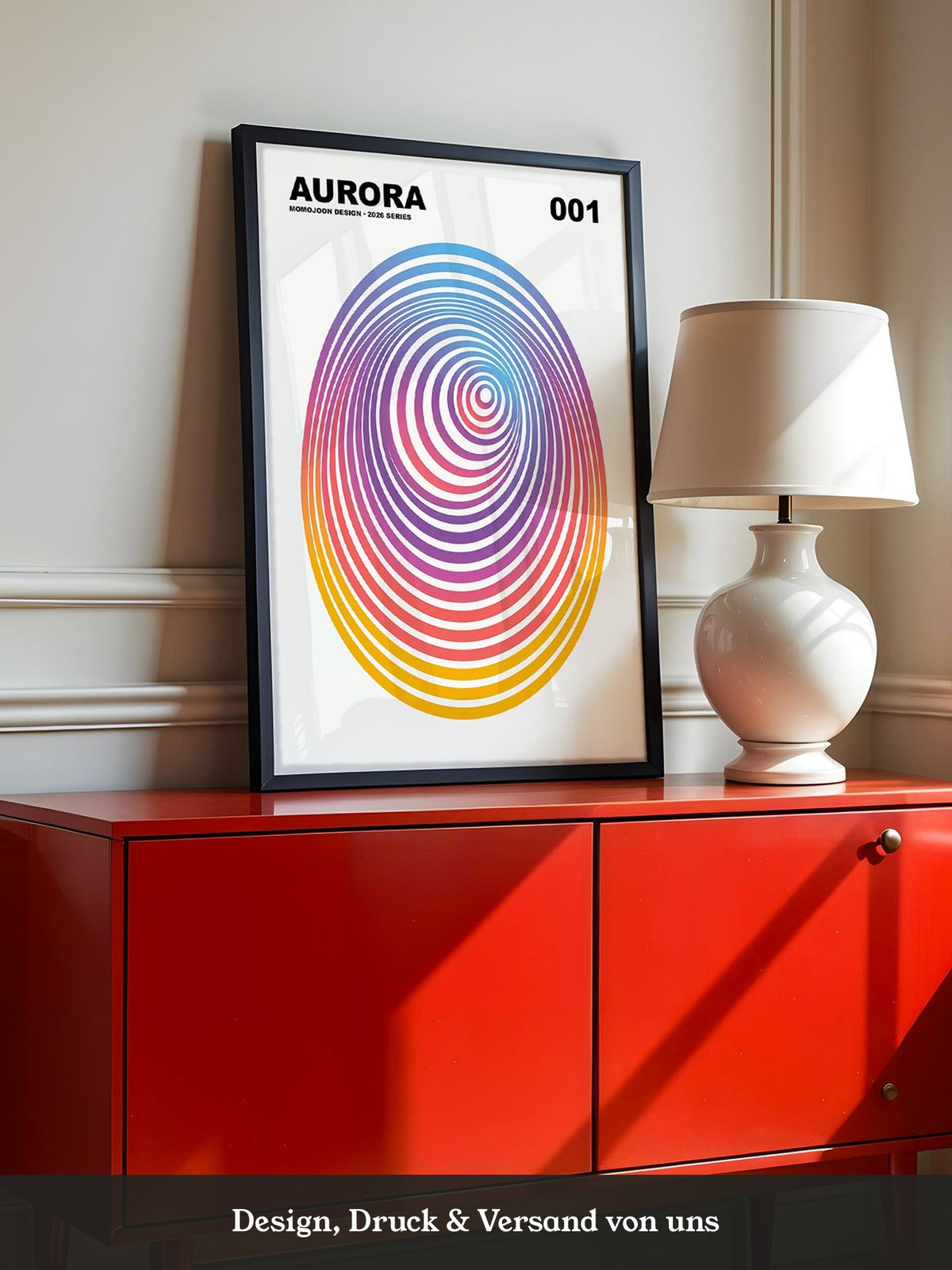 Vibrierende Spiralen Regenbogen