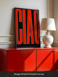 CIAO Rot Schwarz Bold