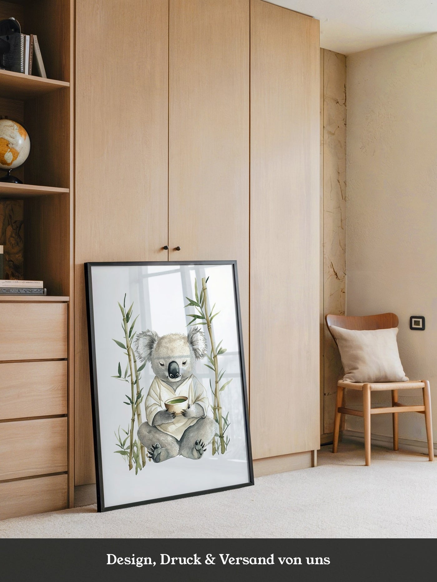 Koala Teezeremonie Aquarell