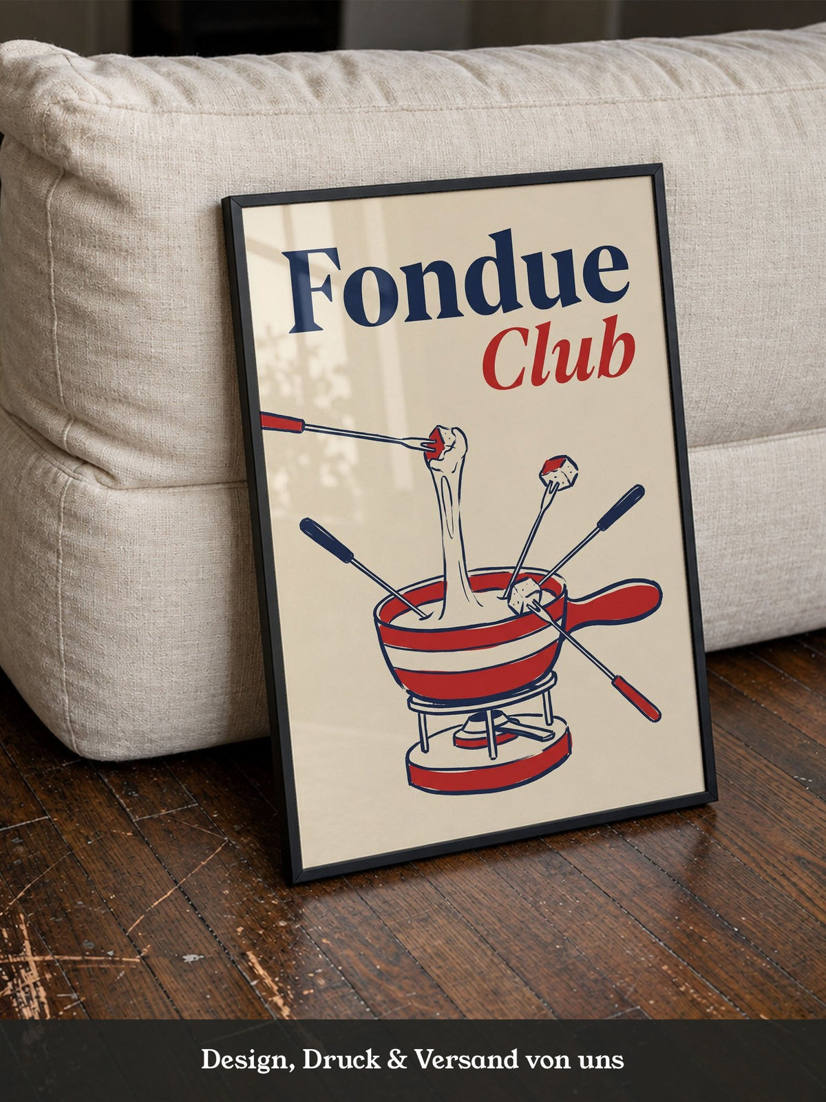 Fondue Illustration