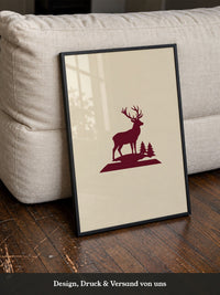 Hirsch Silhouette Natur