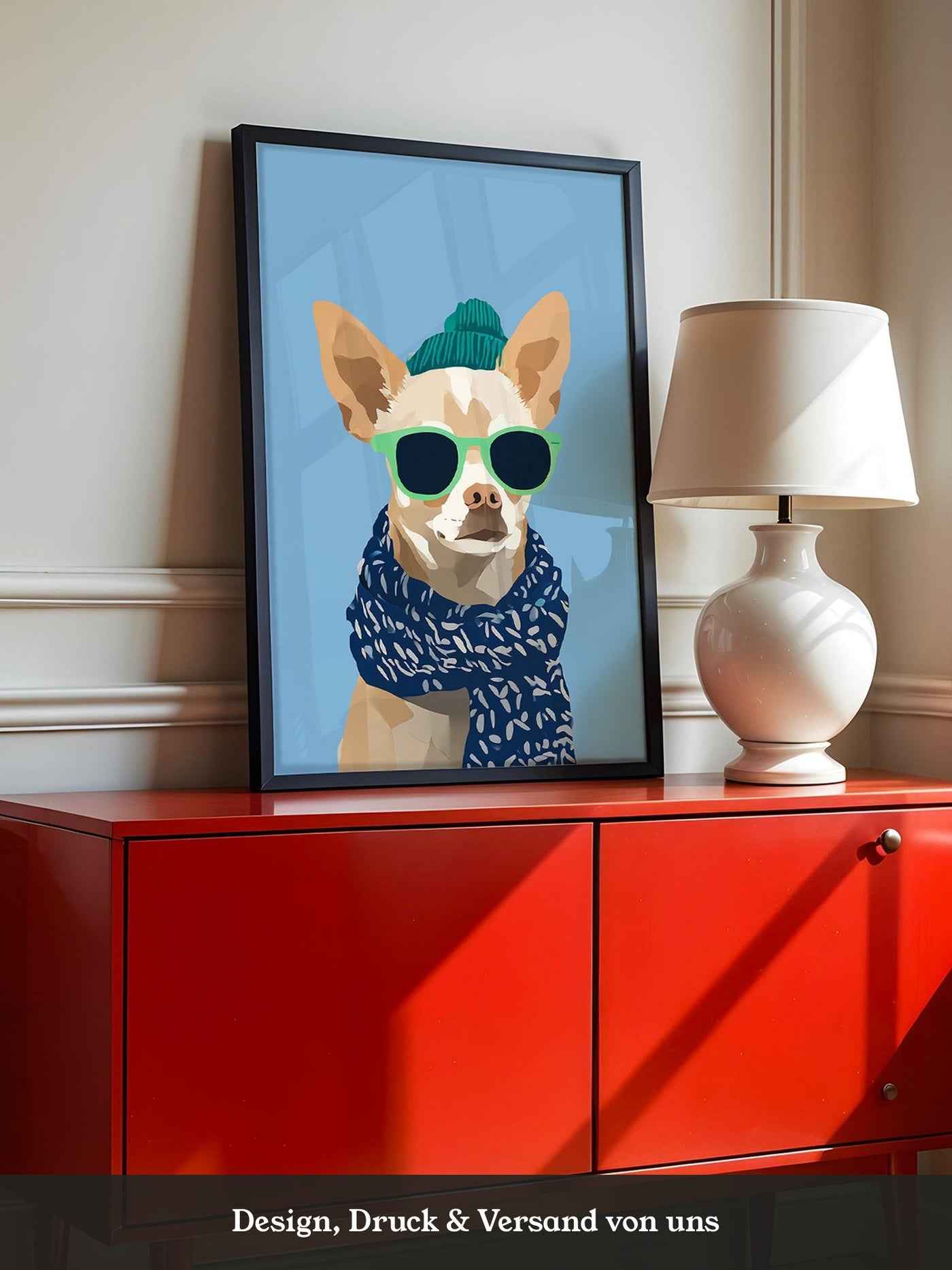 Chihuahua Cool Cartoon Outfit