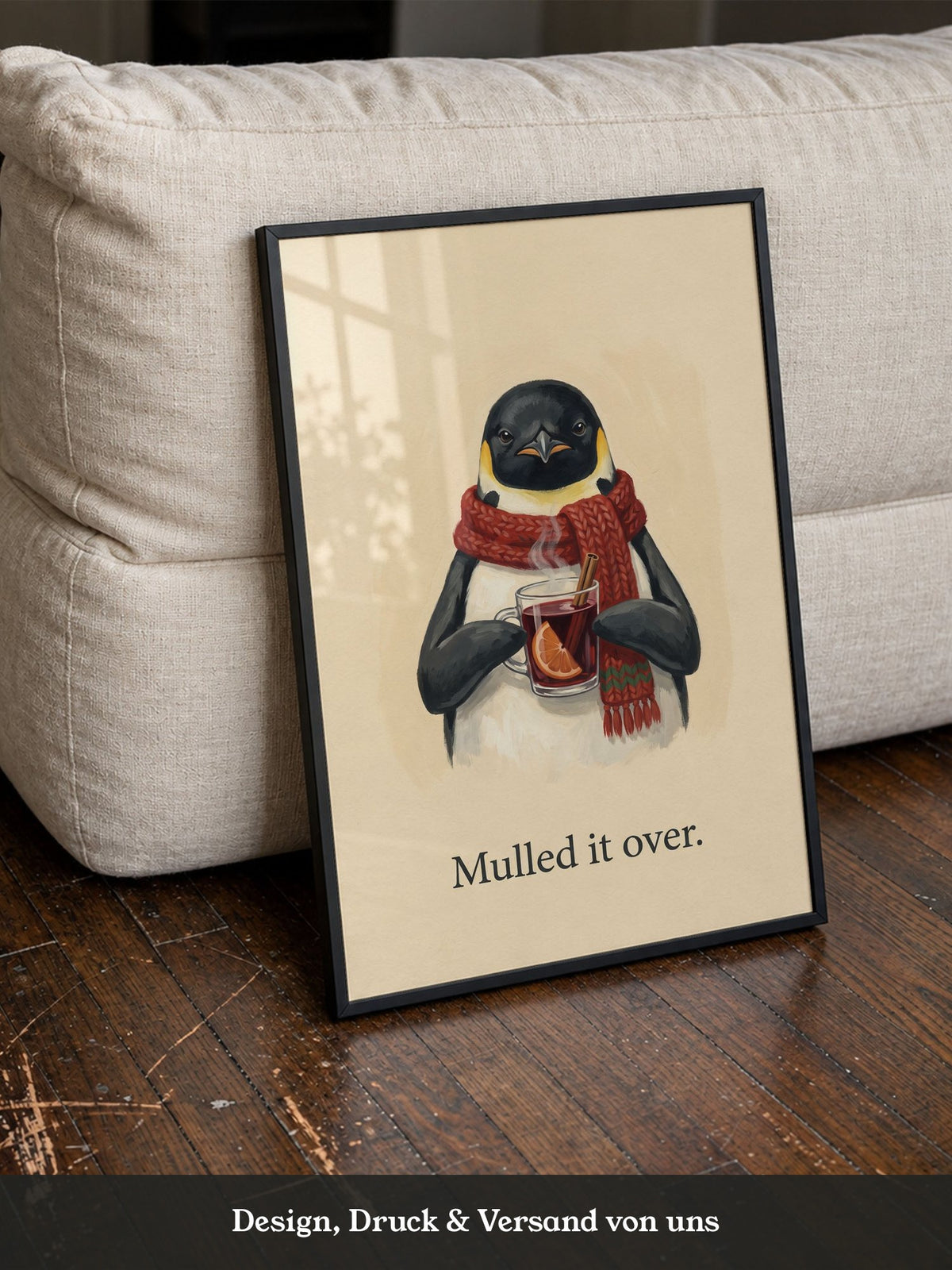 Pinguin Winter Illustration