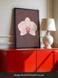 Orchidee Blüte Rosa Illustration
