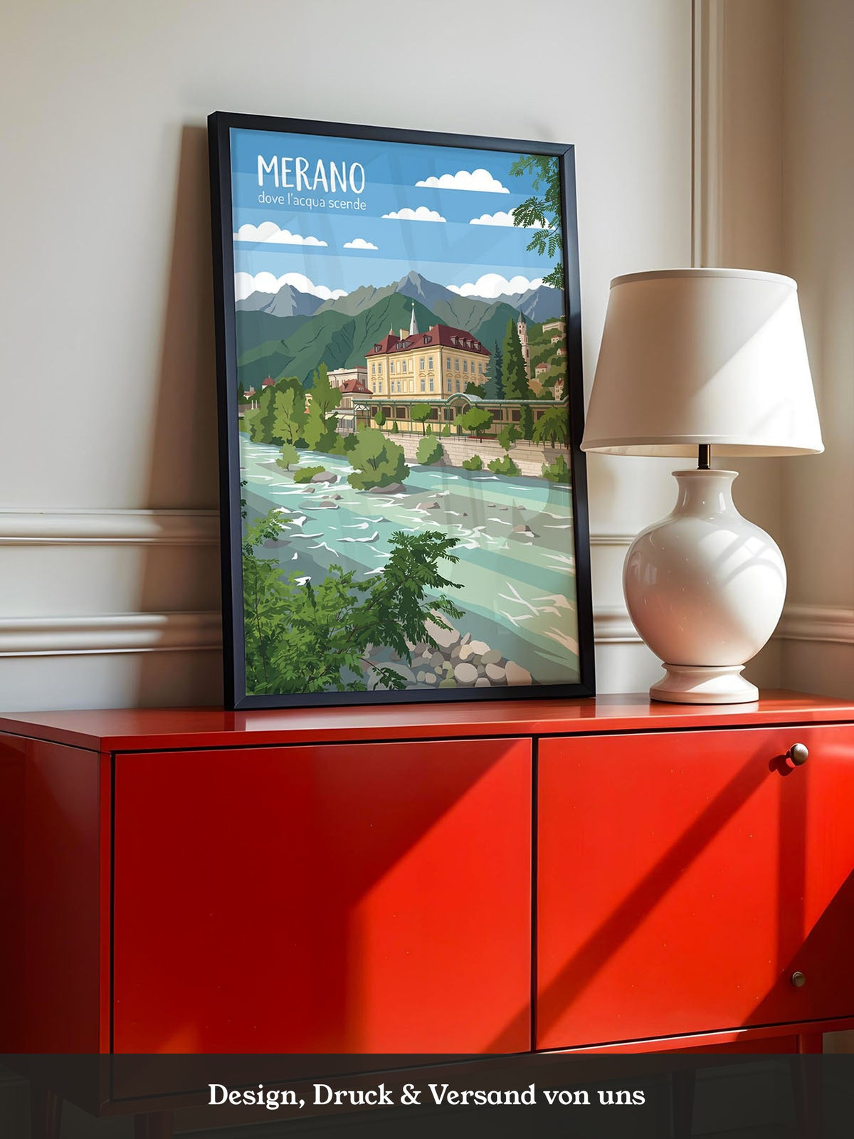 Merano Illustration Architektur